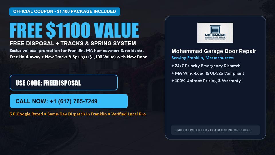 Mohammad Garage Door Repair FREE Haul-Away & Heavy-Duty Tracks with New Door